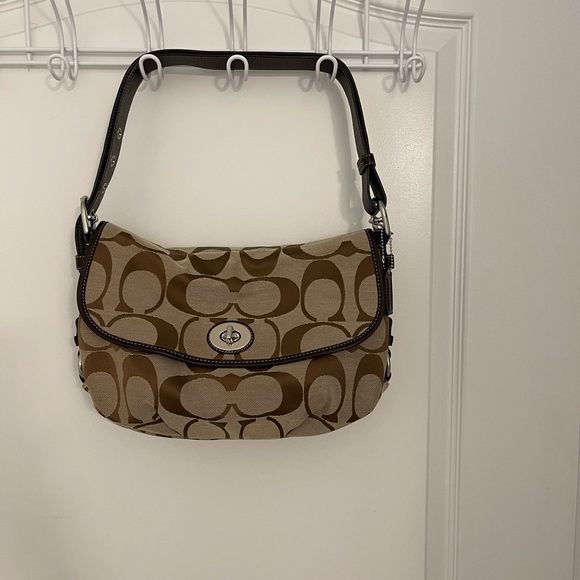 Coach Signature Shoulder Bag. Gently used. - Picture 2 of 10